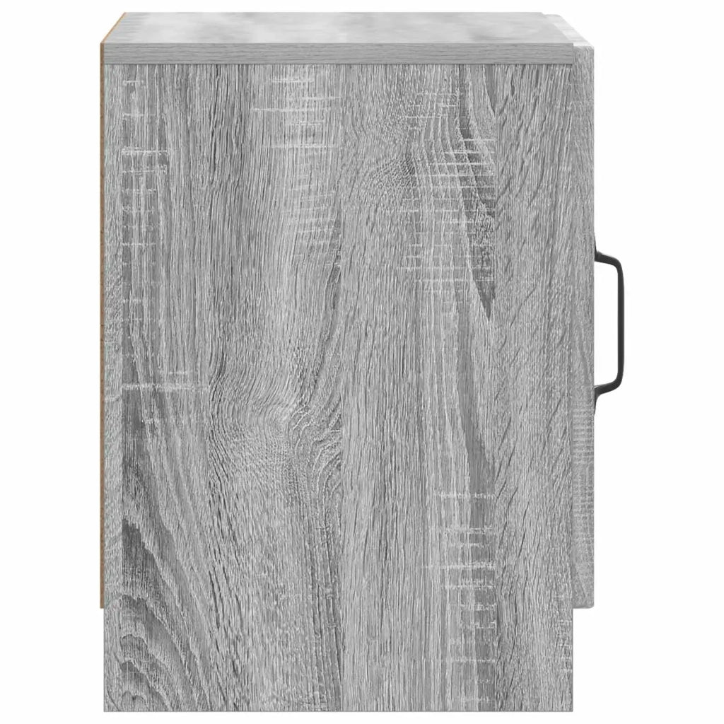 Set di 2 Comodini | Armadio da Notte | Mobiletto da notte Grigio Sonoma 43 x 34,5 x 47 cm