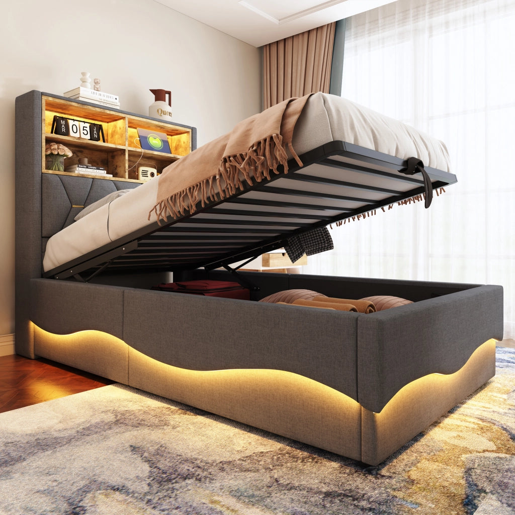 letto per bambini ferro grigio 90 x 200 cm