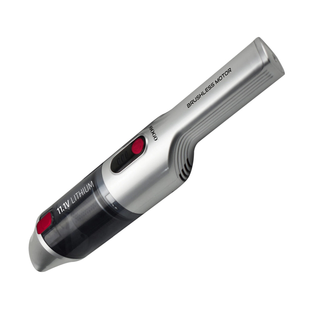 Aspirapolvere portatile ricaricabile senza fili, motore brushless 90W, batteria litio 2600mAh, aspirazione 13kpa casa auto - SOGO