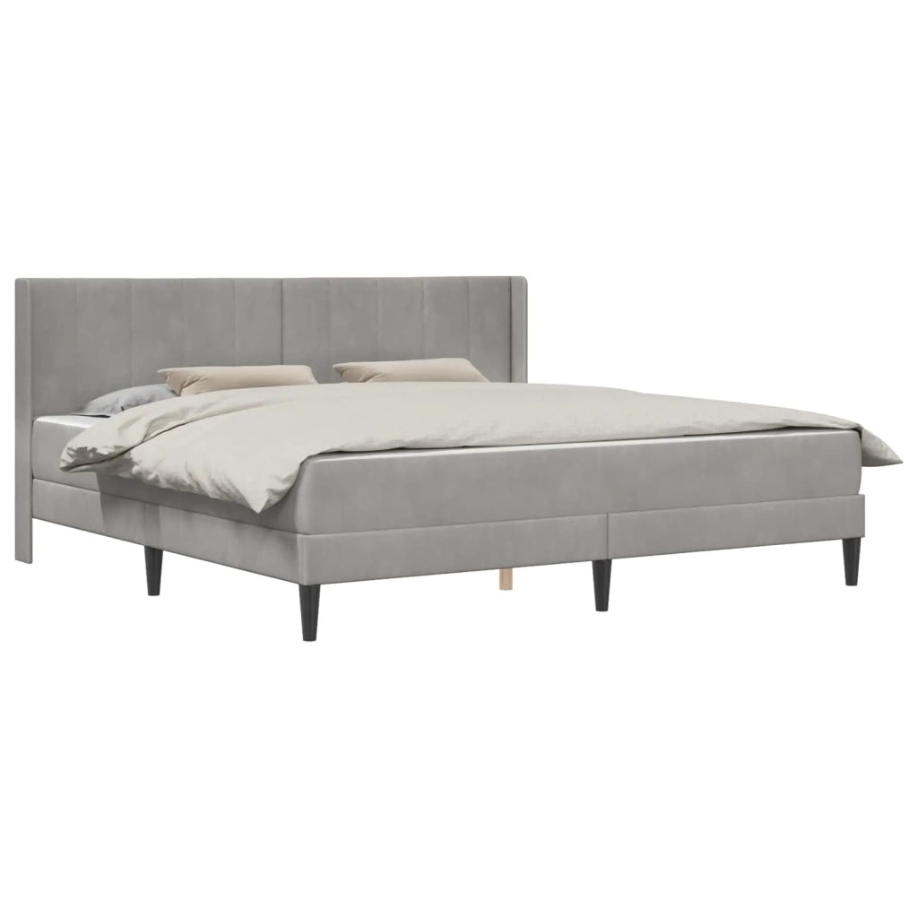 Struttura letto con materasso Grigio Chiaro 180 x 200 cm 3414879