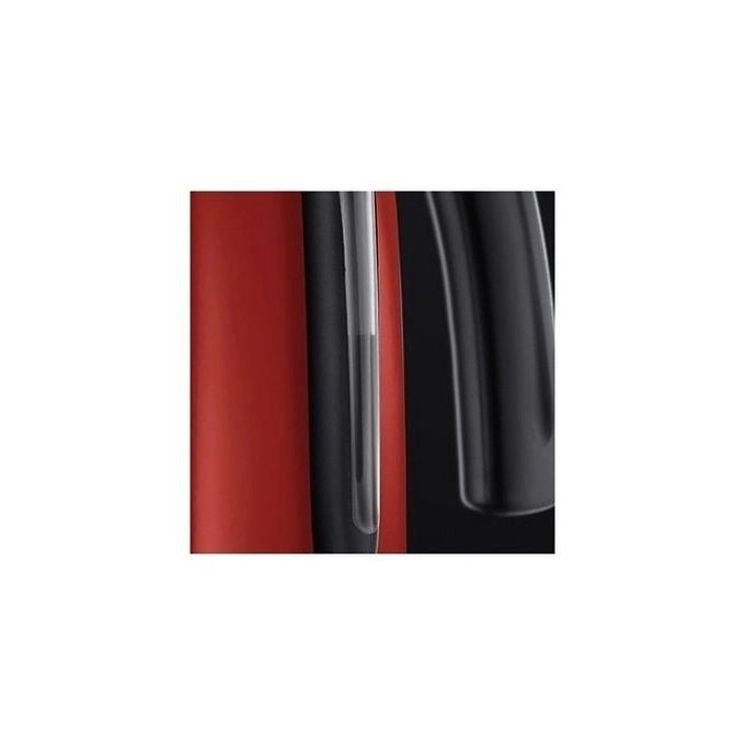 Russell Hobbs 20412-70 bollitore elettrico Nero, Rosso, Acciaio inossidabile