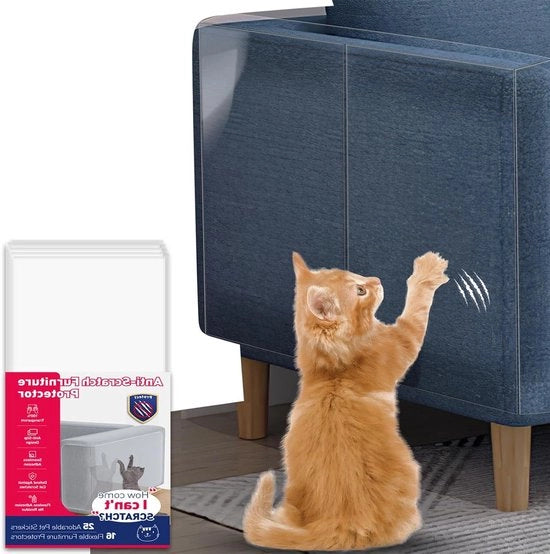 Protezione contro i gatti per mobili - 16 pezzi - protezione scheggiatura