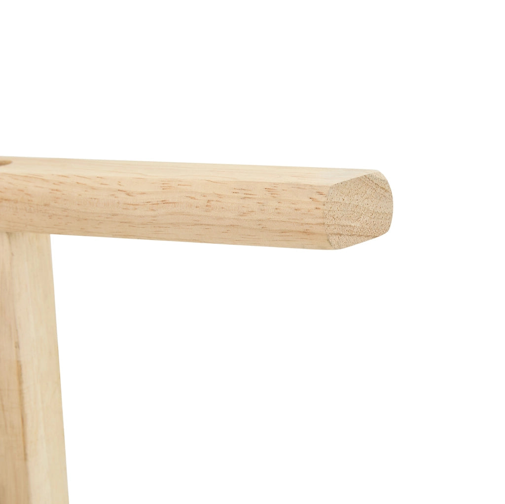 Tavolino da caff¨¨ 110x58x19 cm a due ripiani con base in legno massello colore legno