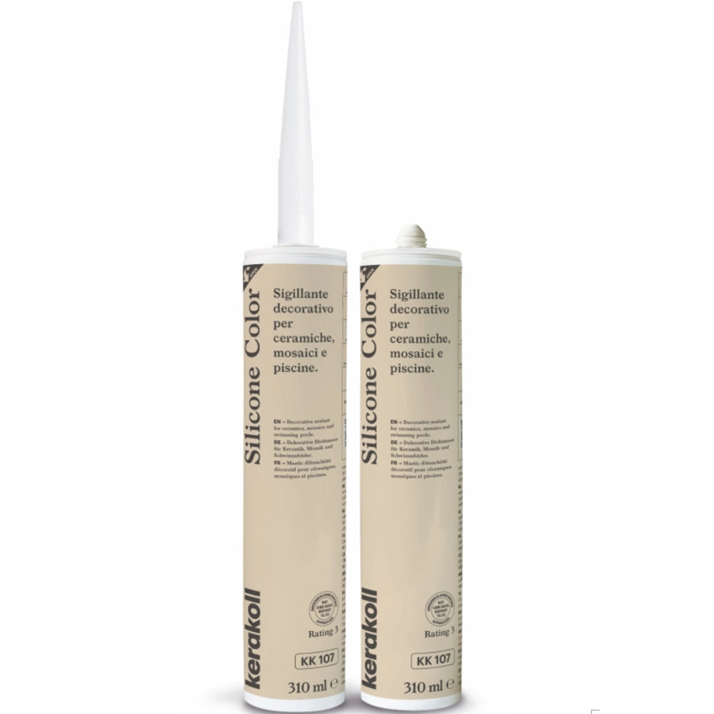 Silicone sigillante decorativo piastrelle mosaici giunture fughe colorato 310ml *** colore- kk 107, confezione 1