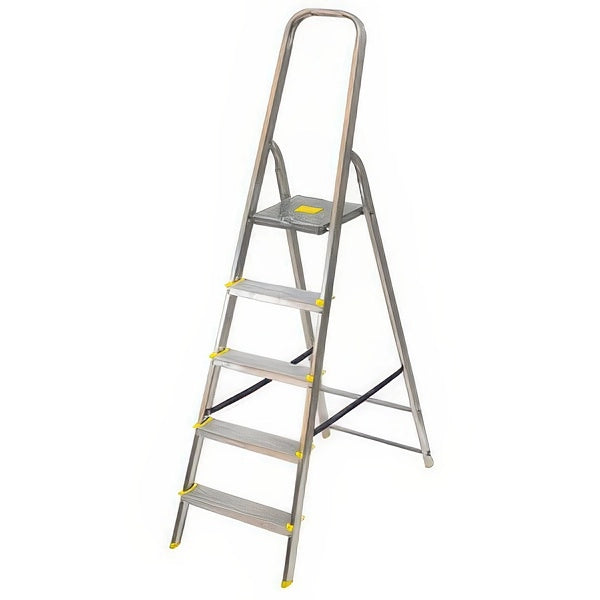 Scala Domestica in Alluminio Simply-Dom a 5 Gradini Portata 150 kg EN 131
