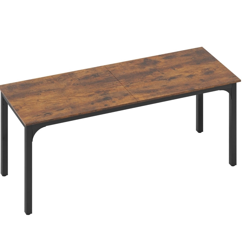 Scrivania industriale 200x60 cm marrone rustico