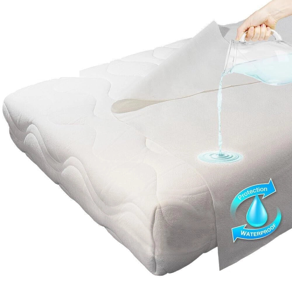 Traversa Impermeabile 140x400 Cm Tessuto Spugna Cotone Pvc Coprimaterasso Salva Divano Culla Letto