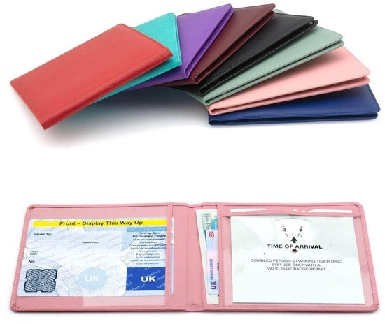 Supporto per Badge per Persone con Disabilità - Protezione per Carta di Identità per Auto - Coprimatricola - 17,4cm x 14,4cm