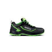 SPARCO SCARPE FORESTER S3 NERO VERDE FLUO N.36