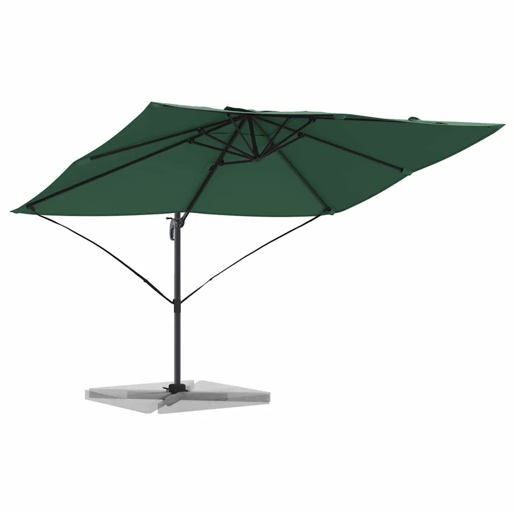 Ombrellone Verde 351 x 250 x 260 cm Poliestere e Alluminio 42003344