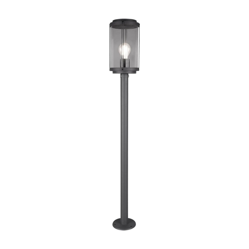 LÚZETE - LANTERNA ESTERNA 100 CM E27 IP44 ANTRACITE TRILLIUM