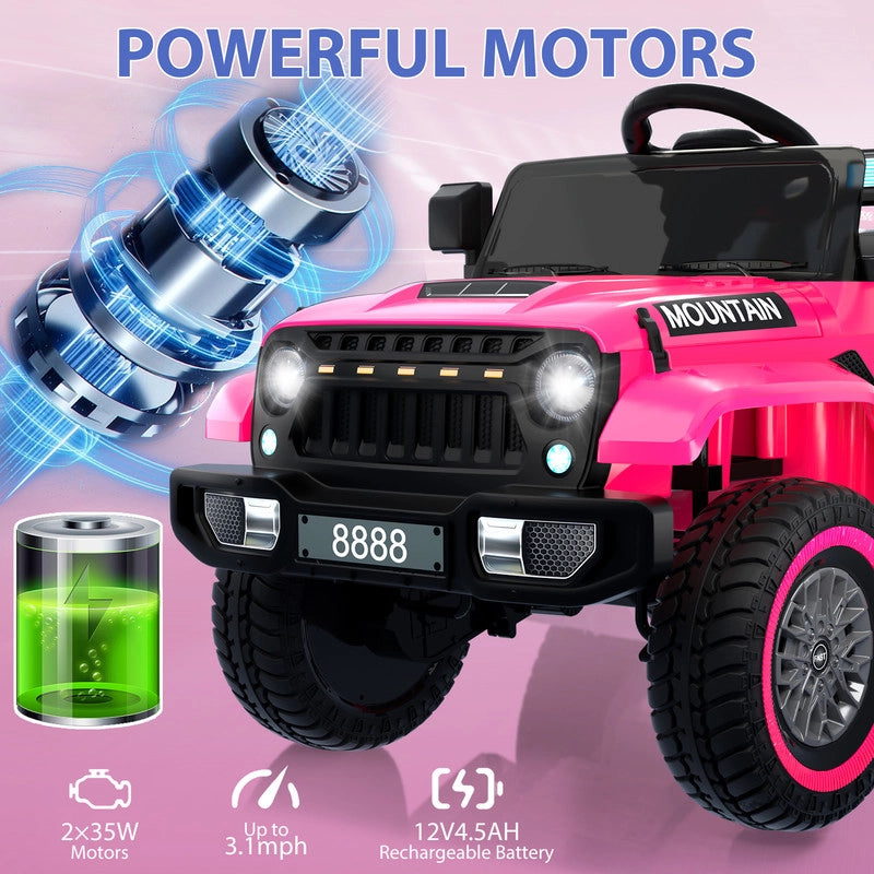 Auto Elettrica per Bambini 12V con Telecomando 2