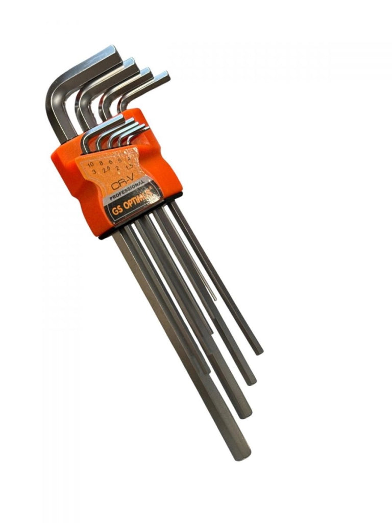 Set 9 Chiavi Esagonali a Brugola 1,5-10 mm Kit Chiavini GS-64843