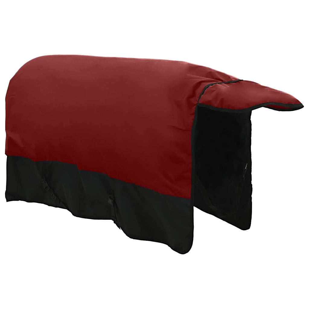 Coperta per Cavalli Verde Scuro e Nero 85 cm Poliestere 42013058