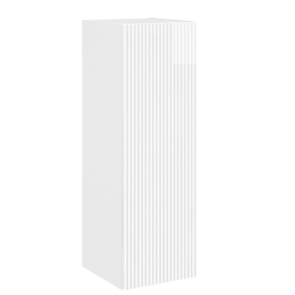 Mobiletto da Bagno a Muro Bianco Lucido 33 x 34,5 x 100 cm 890526