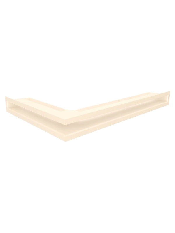 Griglia di ventilazione Angolare per camino 60x600x400 - Loft Angle destra crema