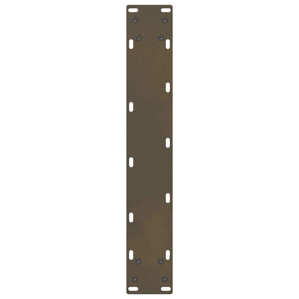 Set di 2 gambe per tavolo da bar in acciaio naturale robuste ed esteticamente gradevoli 40 x 100 cm 02_0057579