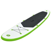 Set Tavola da SUP Gonfiabile Verde e Bianco 92734