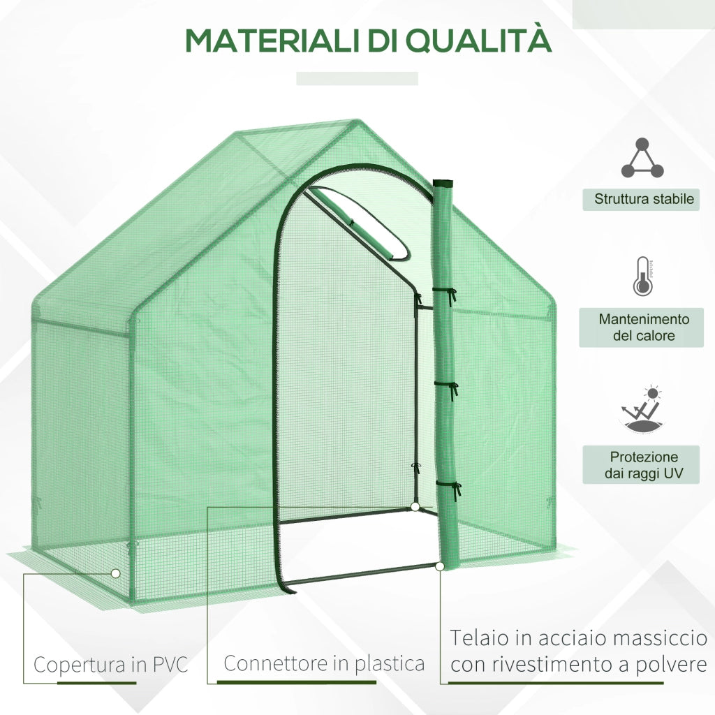 Serra da Giardino ¨C zephmum ¨C Verde 180x100x168 cm