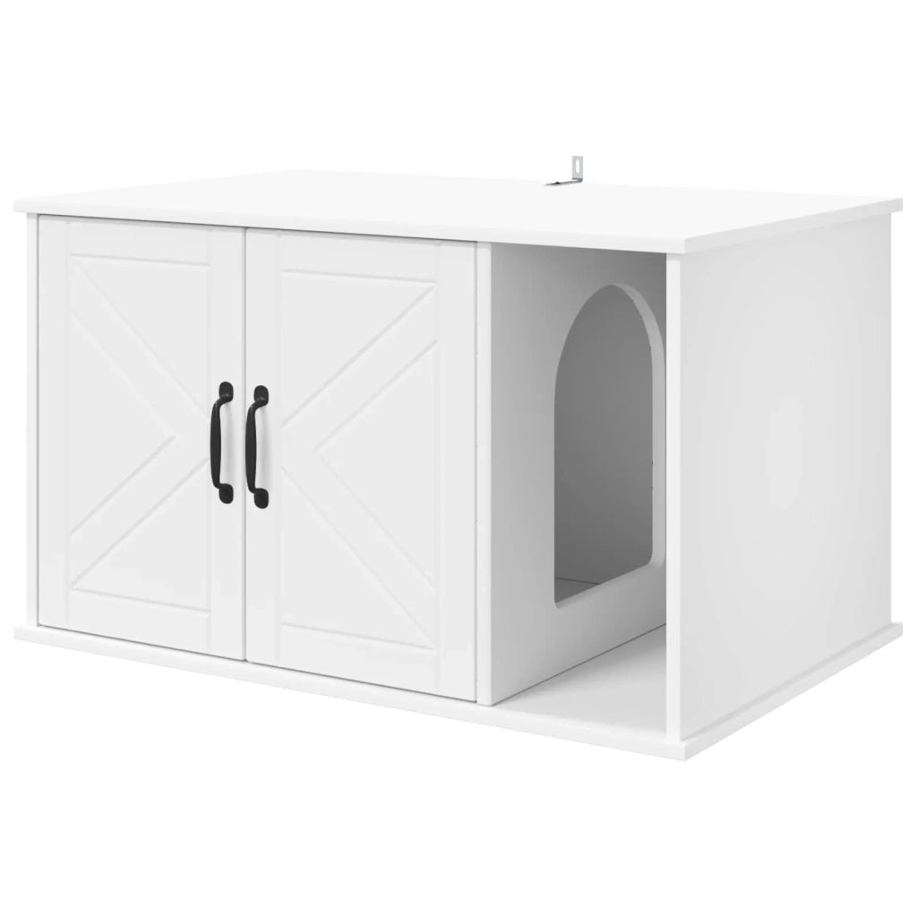 Casa per Gatti Bianco 85 x 55 x 50 cm Legno multistrato 8000734