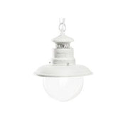 CALIPSO SOSPENSIONE BIANCO/ARGENTO E27
