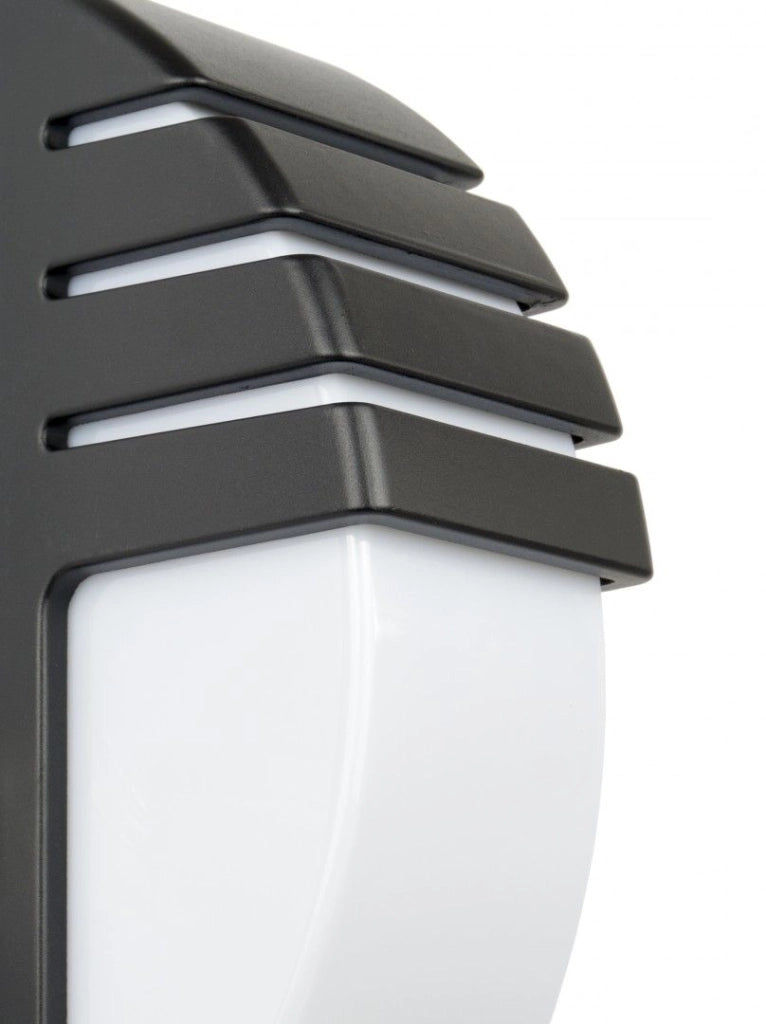 Applique esterna 35cm 1 luce E27 nera IP54 SU-MA 1836BL
