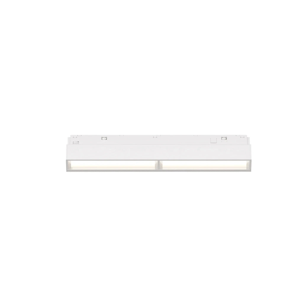 Maytoni Lampada da Binario Exility 1 luce LED integrato bianco alluminio