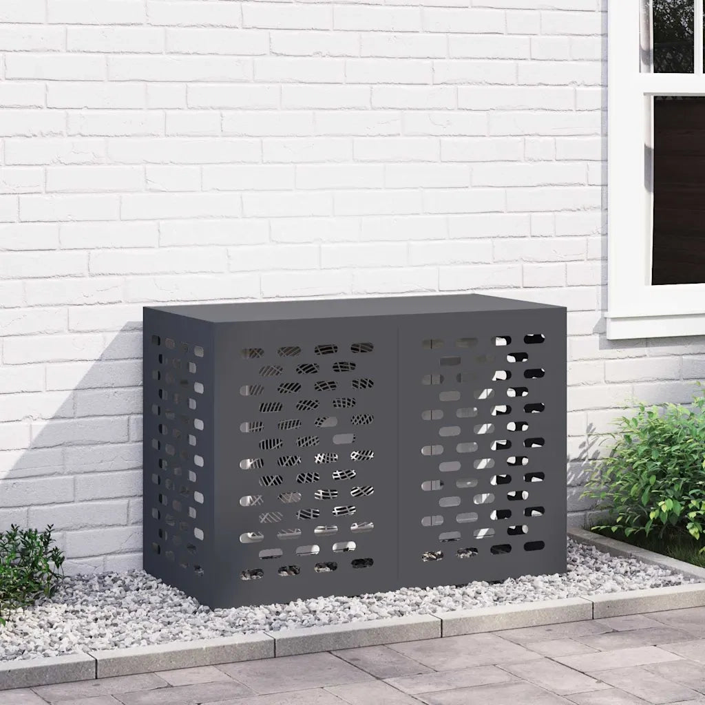 Copertura per condizionatore d'aria Antracite 100 x 50 x 70 cm 865899