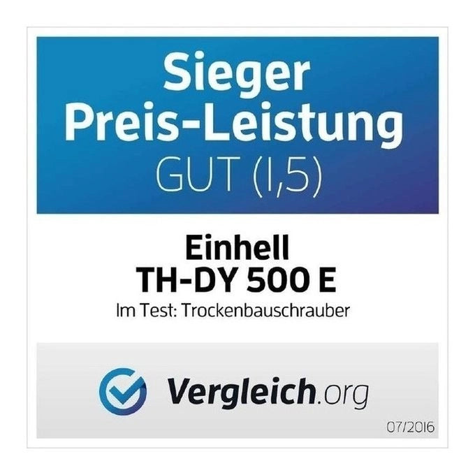 Einhell 4259905 TH-DY 500 E Avvitatore ad impulsi 500 W 2200 rpm con Start-Stop Automatico e Reversibile colore Nero