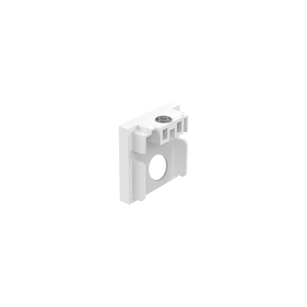 Profilo Basso Con Foro Ego Alluminio Bianco