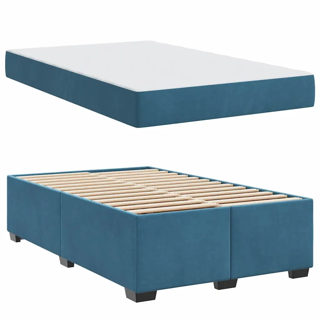 Struttura del letto Blu Scuro 120 x 190 cm Tessuto 3399282
