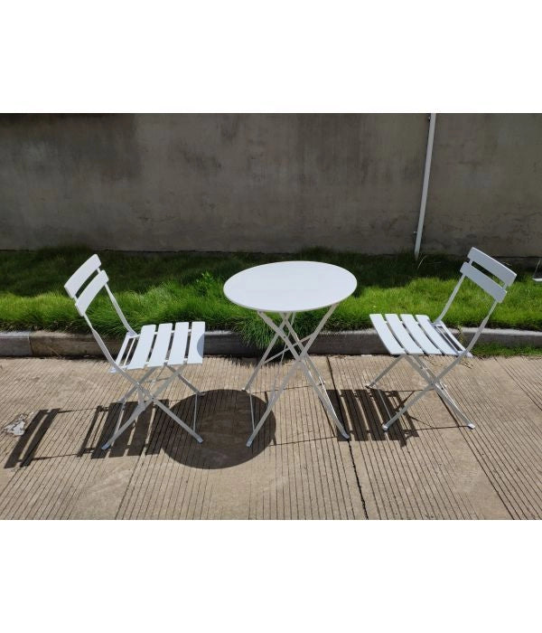 Set arredo Giotto pieghevole - Arredo Esterno Colore: Bianco