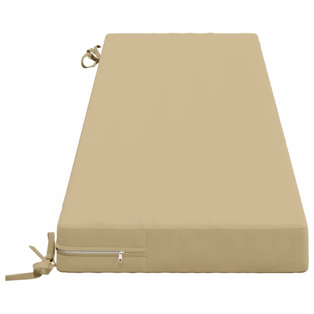 Cuscini per Panchina a 2 Pezzi SOEST 2 pz 100% Poliestere Beige 949861