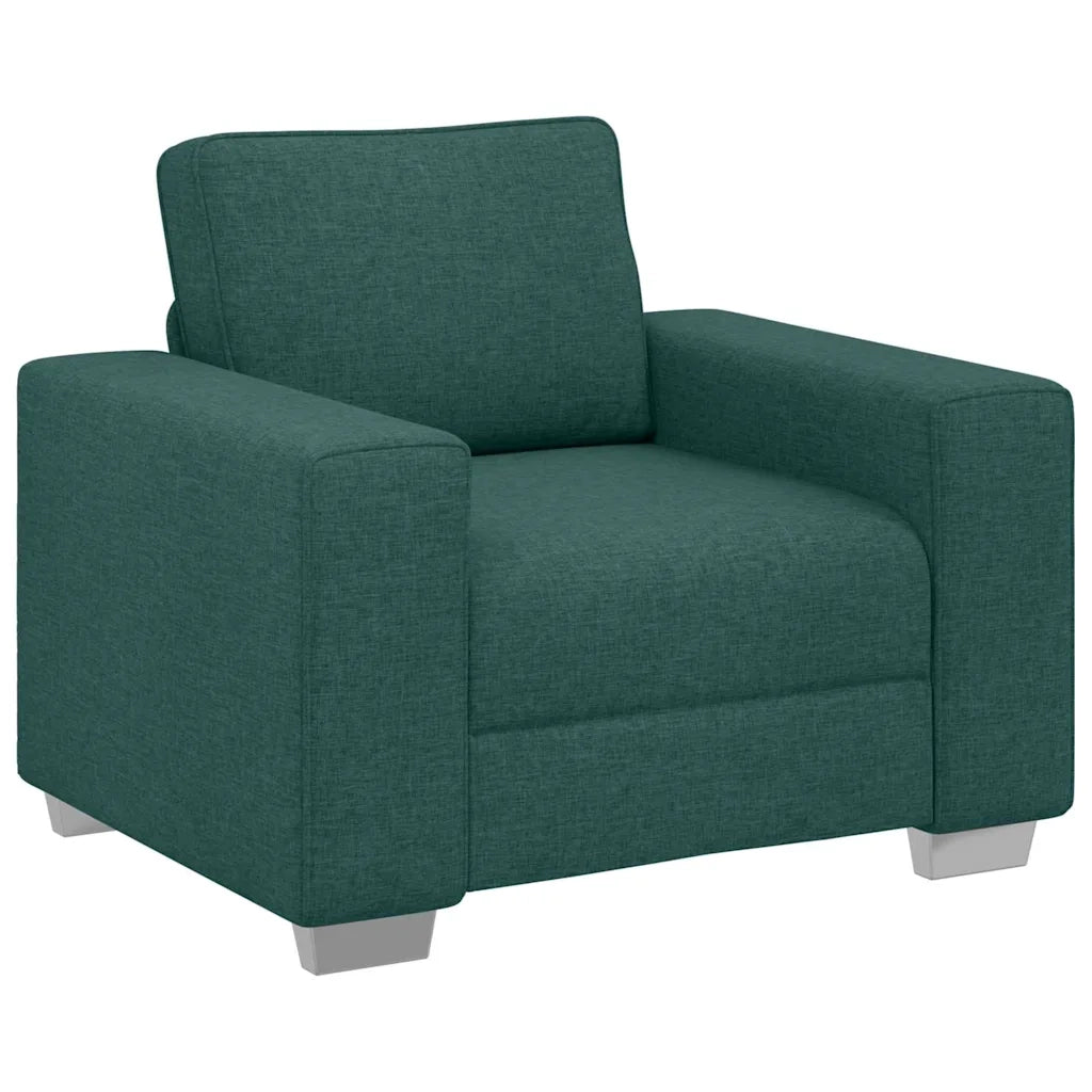 Poltrona | Sedia Relax Sofa Verde Scuro 100 cm Tessuto