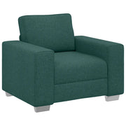 Poltrona | Sedia Relax Sofa Verde Scuro 100 cm Tessuto