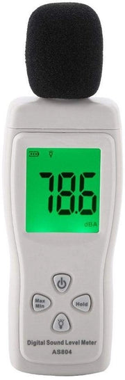 Misuratore del livello del rumore digitale - Decibelmeter portatile - Monitor di test del rumore - Decibelmeter audiometrico 30-130dBA - Misura del volume del rumore - Apparecchio di registrazione del rumore