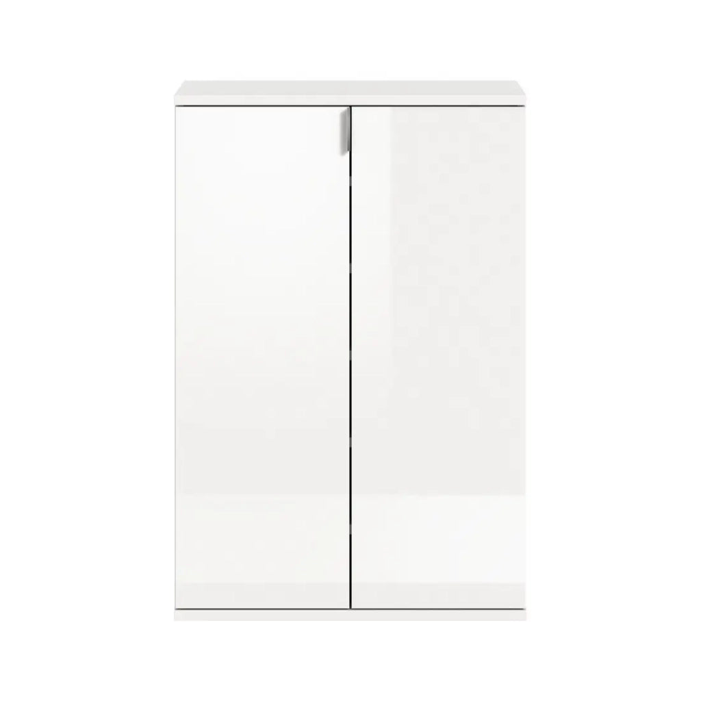 Mobile contenitore BODITE – 2 porte – Bianco lucido – Compatto e pratico