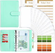 Libretto A6 - Riguadabile - 26 Pezzi - Pelle PU - Verde