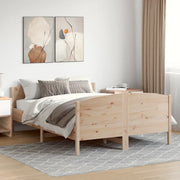 Letto senza Materasso 120x190 cm in Legno Massello di Pino 3216185