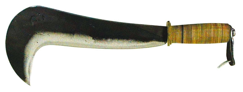 RONCOLA SOLITO CON MANICO IN CUOIO cm. 32