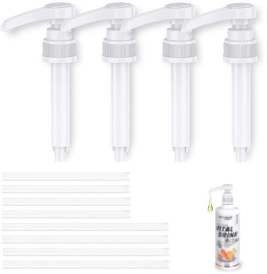 Set di 4 Pompette per Siroppo - Sicurezza Alimentare - Duraturo