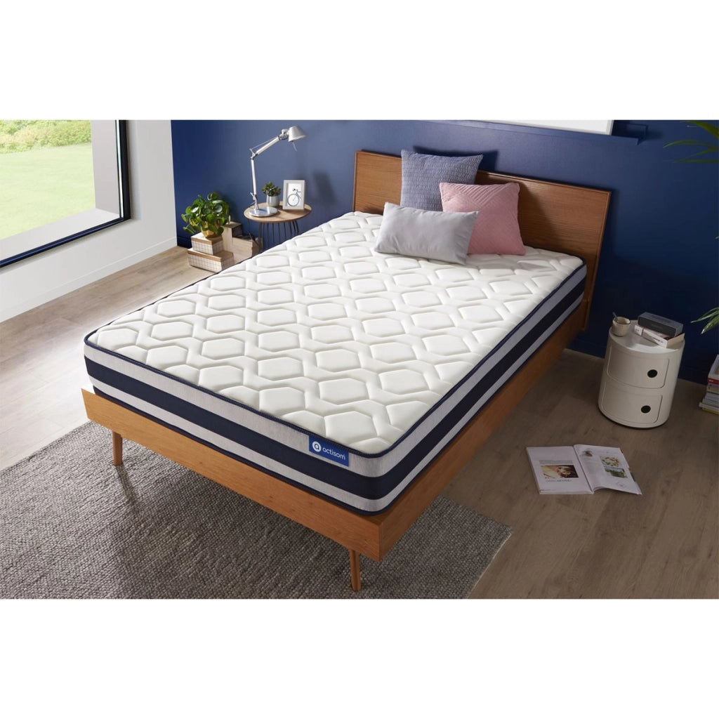 Materasso matrimoniale Actiflex ergo 200x200cm - Spessore : 24cm - Molle insacchettate e memory foam - Rigido