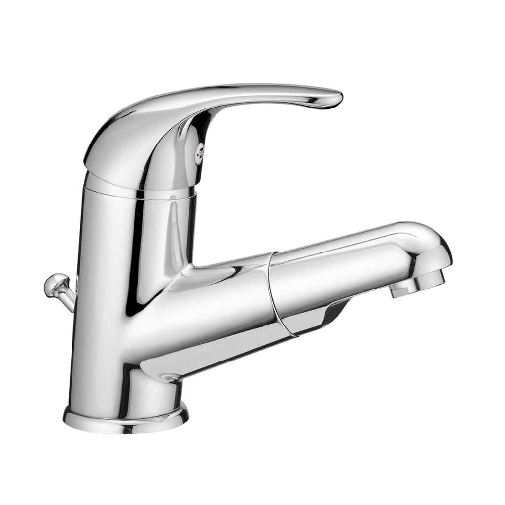 MONOCOMANDO LAVABO CON DOCCETTA ESTRAIBILE- Cromo- PB- pezzi 1