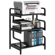 Libreria scaffale 3 livelli ¨C Minimal ¨C metallo nero 55x40x77