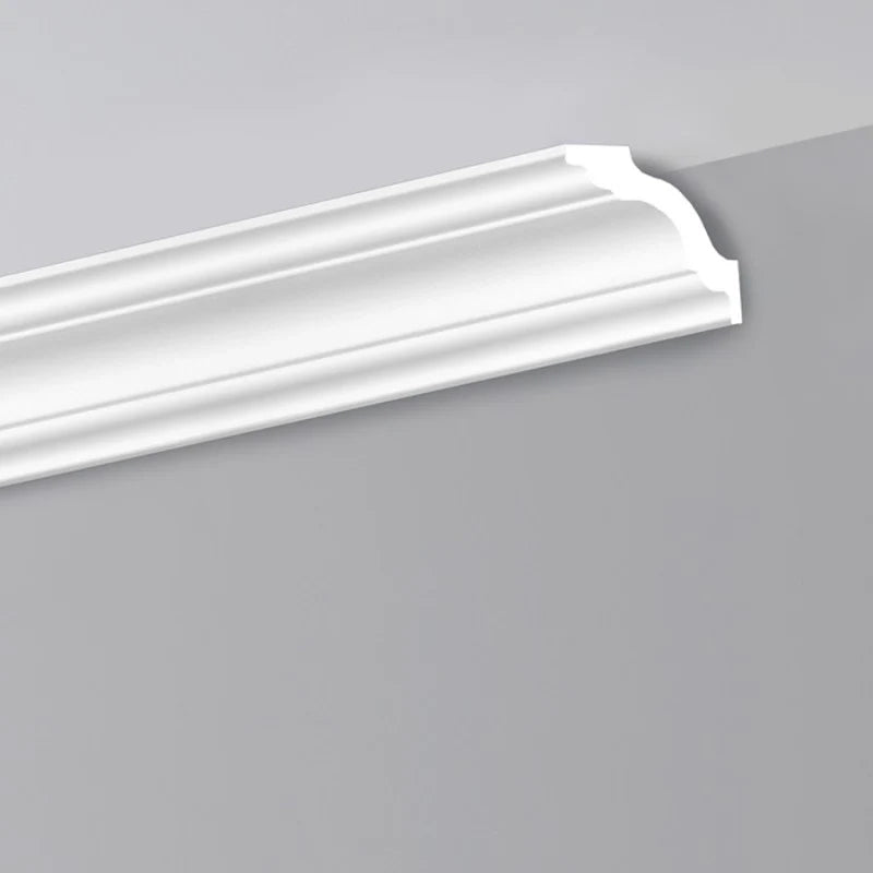 ml *** STOCK *** Pacco da 54ml di cornice decorativa in polistirene compatto XPS 80X80x2000 LD80C