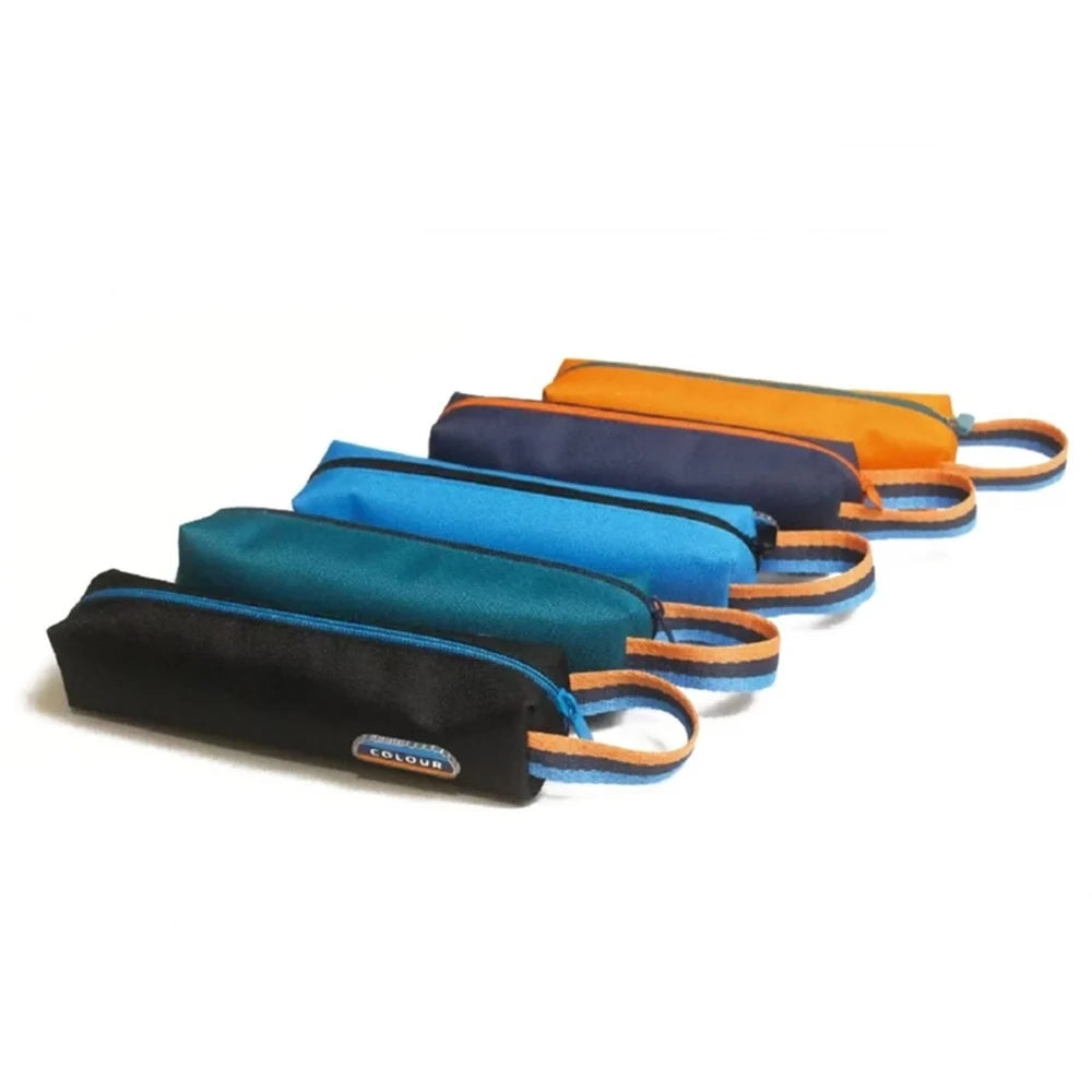 Trade Shop - Astuccio Portapenne Matite Piccola Borsa Quadrata A 5 Colori Con Maniglia Laterale 641511 -