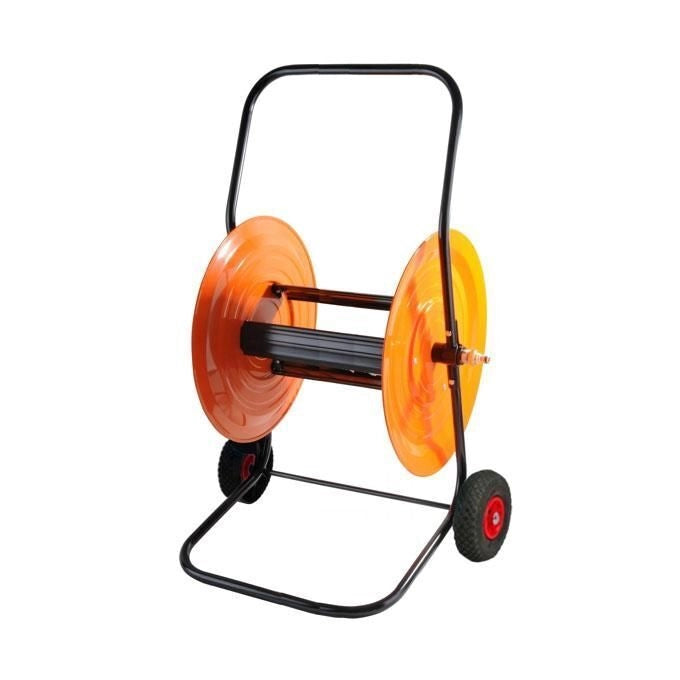 Bragagnolo IBA 1FK100.BR Carrello Avvolgitubo Pneumatico Capacita' 80 m Tubo 3-4'' Raccorderia Ottone Ruote Pneumatiche colore Nero