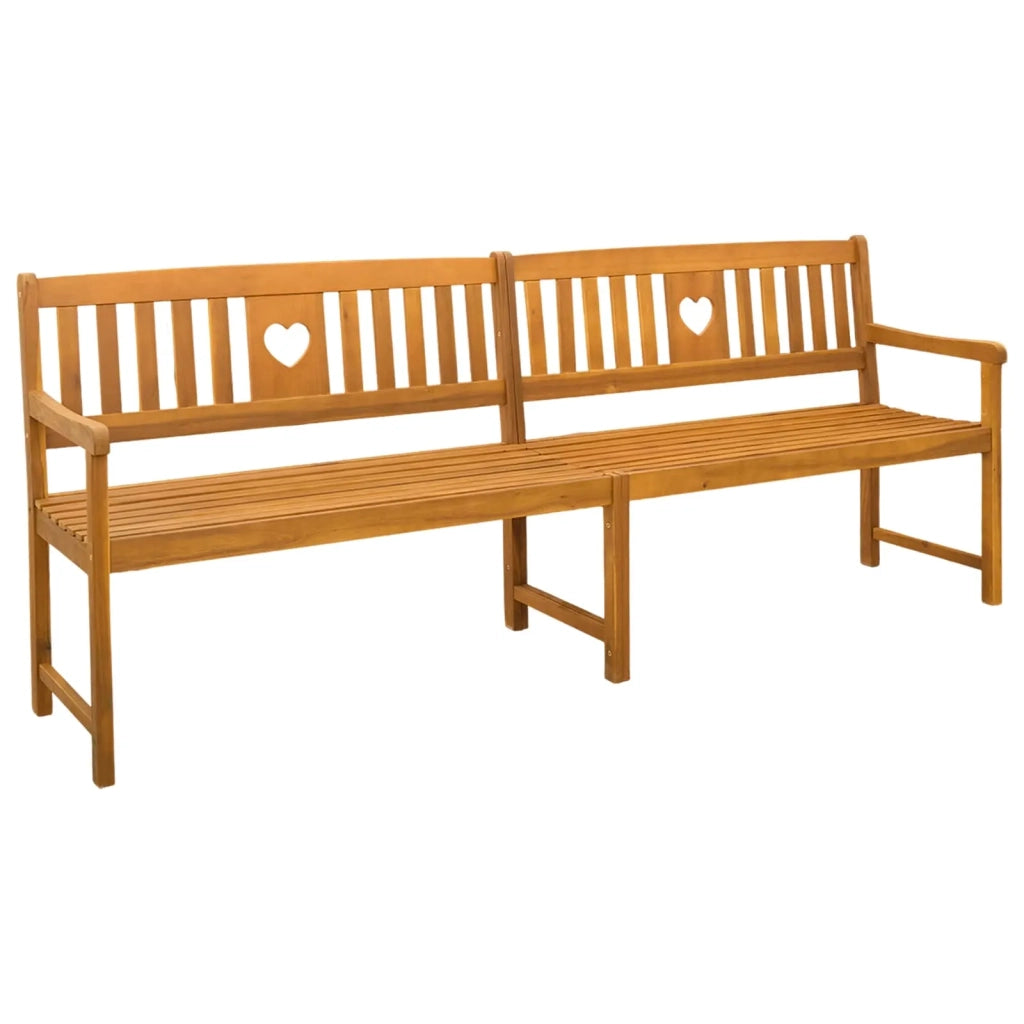 Panchina da esterno | Panchina da Giardino | Panca da Giardino Naturale 220 x 55,5 x 90 cm