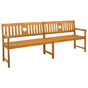 Panchina da esterno | Panchina da Giardino | Panca da Giardino Naturale 220 x 55,5 x 90 cm