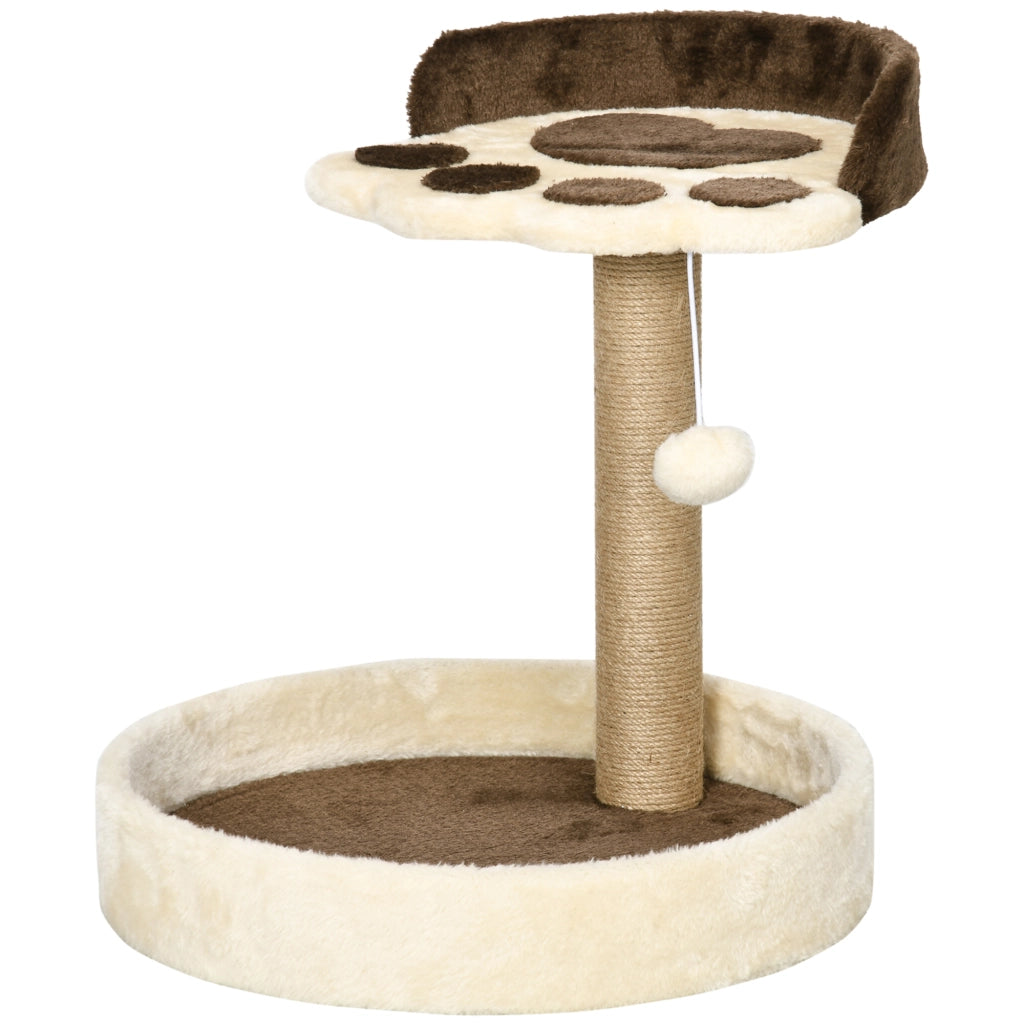 Tiragraffi a forma di zampa con piattaforme ¨C Minimal ¨C marrone 44 cm
